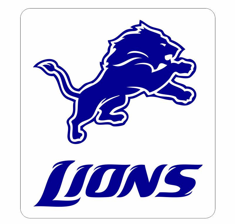 Detroit Lions Sticker Decal S18 - Winter Park Products