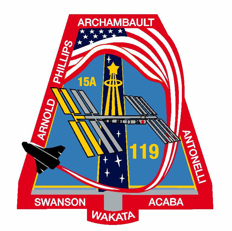 STS-119 Nasa Discovery Sticker M579 Space Program - Winter Park Products