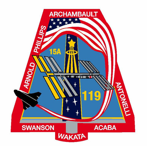 STS-119 Nasa Discovery Sticker M579 Space Program - Winter Park Products