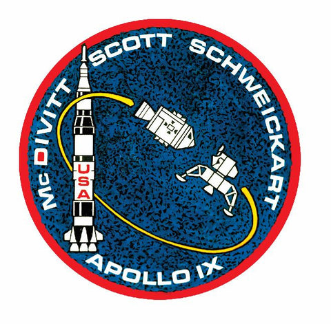 Nasa Apollo 9 Sticker Armed Forces Decal M405 - Winter Park Products