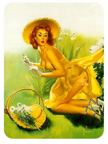 Vintage Style Pin Up Girl Sticker P106 Pinup Girl Sticker - Winter Park Products