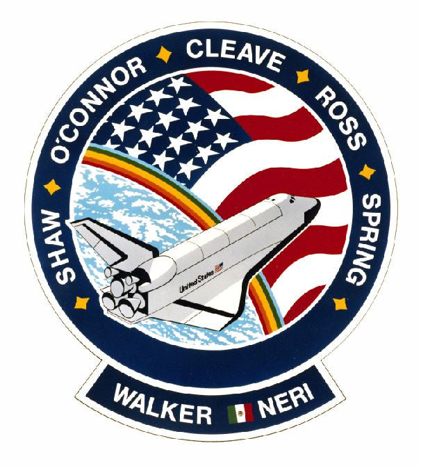 STS-61b Nasa Atlantis Sticker M503 Space Program - Winter Park Products