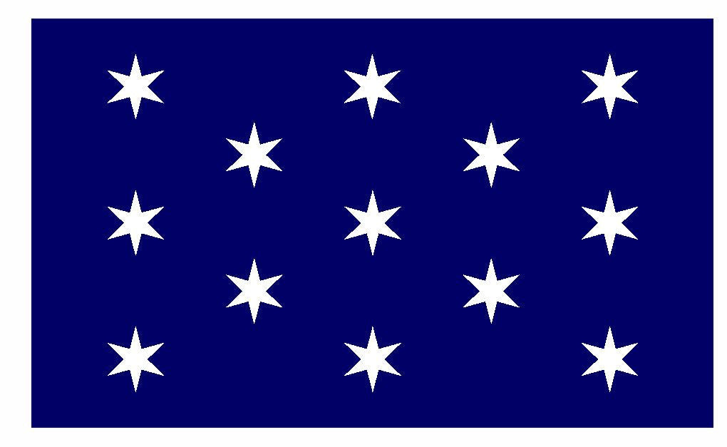 Washington New York Flag Sticker / Decal F665 - Winter Park Products