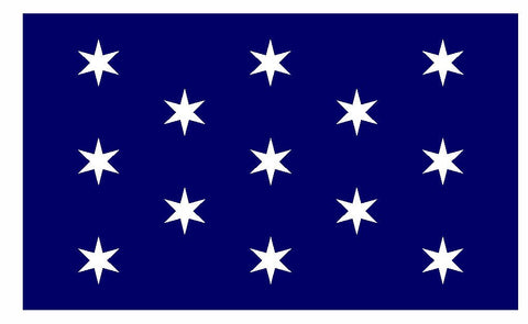 Washington New York Flag Sticker / Decal F665 - Winter Park Products