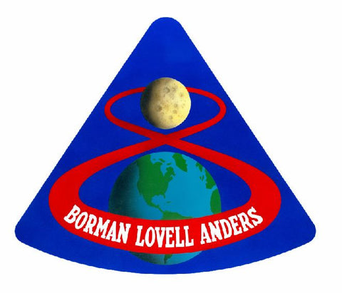 Nasa Apollo 8 Sticker Armed Forces Decal M401 - Winter Park Products