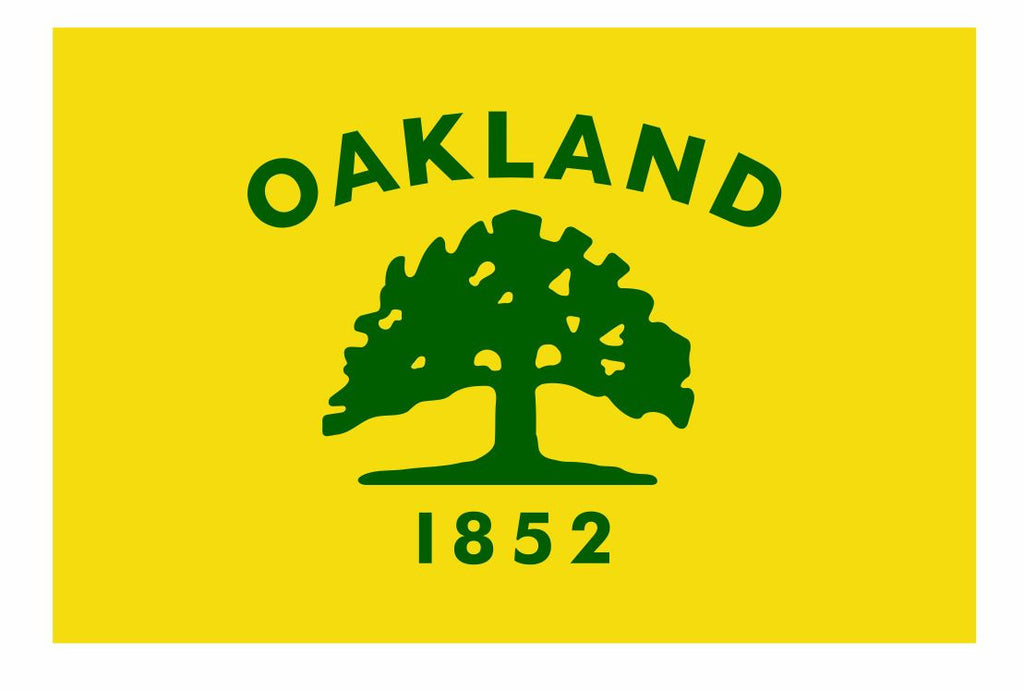 Oakland California Flag Sticker Decal F695 - Winter Park Products