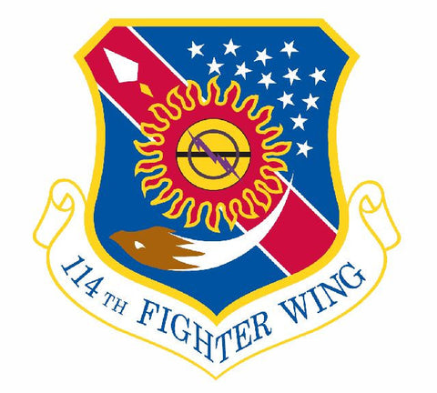114th Fighter Wing Sticker Military Decal M437 - Winter Park Products