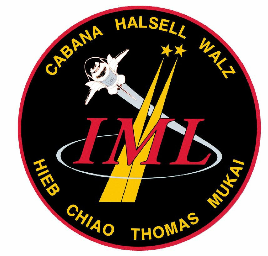 STS-65 Nasa Columbia Sticker M584 Space Program - Winter Park Products