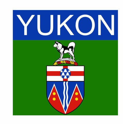 Yukon Territory Canada Sticker Decal R825 - Winter Park Products