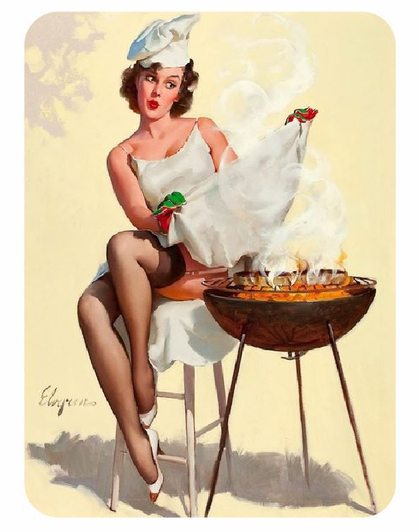 Vintage Style Pin Up Girl Sticker P105 Pinup Girl Sticker - Winter Park Products