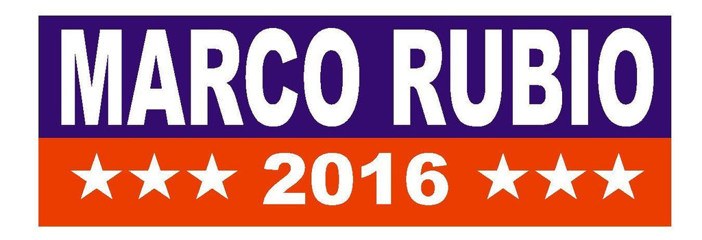 Marco Rubio FOR PRESIDENT BUMPER STICKER or helmet Sticker  D830 - Winter Park Products