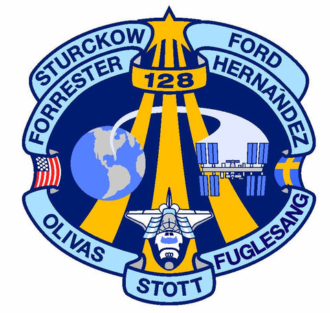 STS-128 Nasa Discovery Sticker M571 Space Program - Winter Park Products