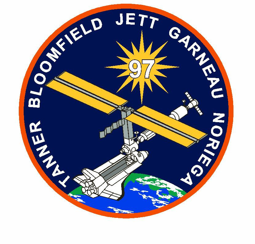 STS-97 Nasa Endeavour Sticker M535 Space Program - Winter Park Products