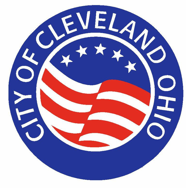 Seal of Cleveland Ohio Sticker / Decal R688 - Winter Park Products
