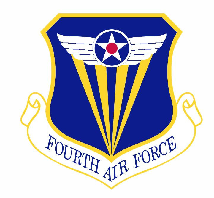 4th Air Force Sticker Military Decal M408 - Winter Park Products