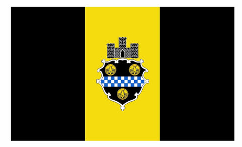 Pittsburgh Pennsylvania Flag Sticker / Decal F669 - Winter Park Products