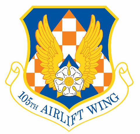 105th Airlift Wing Sticker Military Decal M429 - Winter Park Products