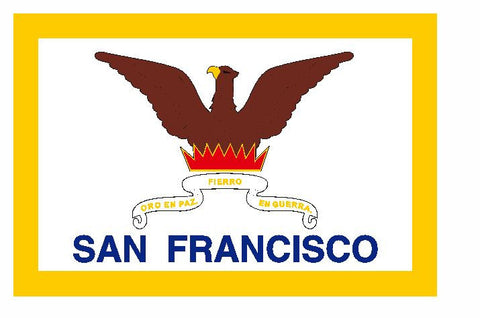 San Francisco California Flag Sticker / Decal F683 - Winter Park Products