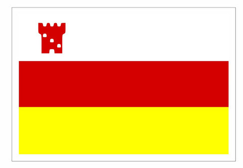 Santa Barbara California Flag Sticker Decal F702 - Winter Park Products