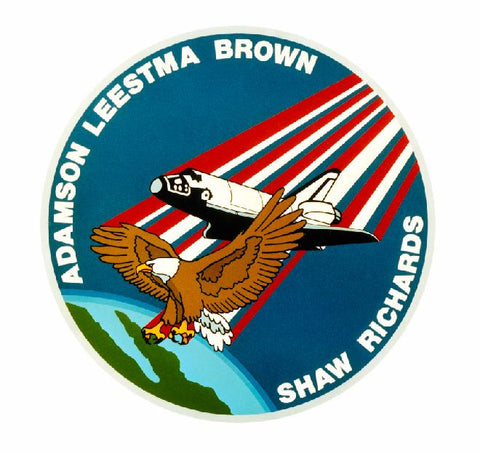 Nasa Columbia Sticker M506 Space Program - Winter Park Products