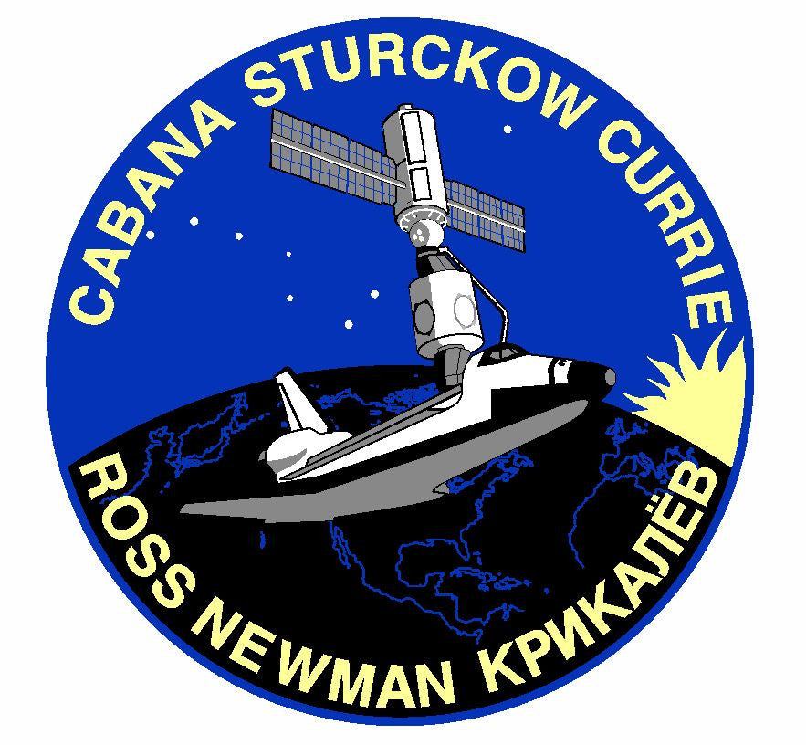 STS-88 Nasa Endeavour Sticker M544 Space Program - Winter Park Products