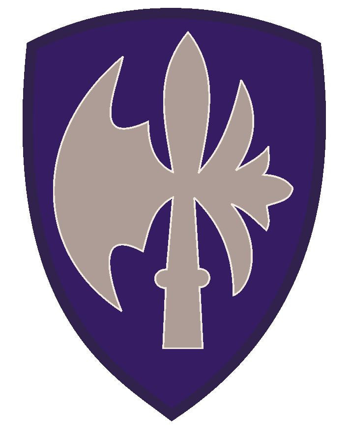 65th Infantry Division Battle Axe Division Sticker Decal M31 - Winter Park Products