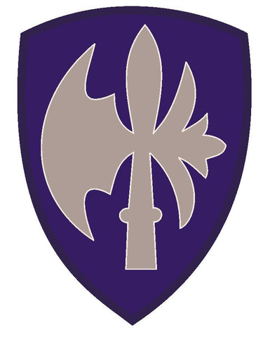 65th Infantry Division Battle Axe Division Sticker Decal M31 - Winter Park Products