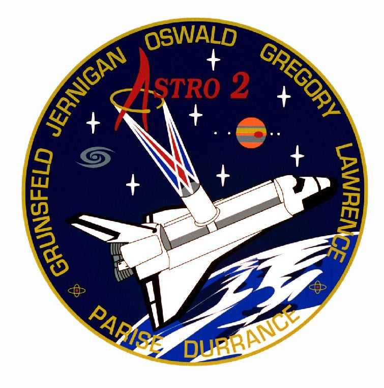 STS-67 Nasa Endeavour Sticker M582 Space Program - Winter Park Products
