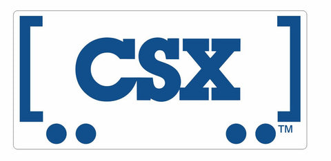 CSX Railroad TRAIN Sticker / Decal R708 - Winter Park Products