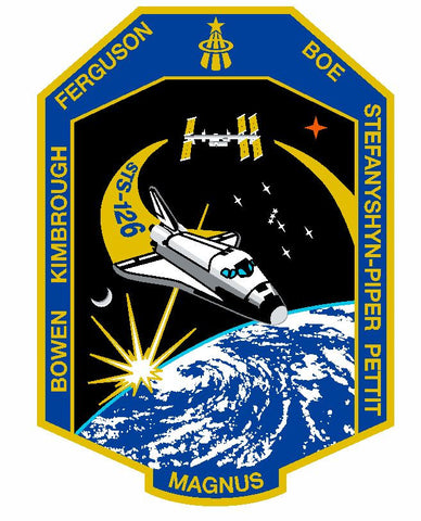 STS-126 Nasa Endeavour Sticker M573 Space Program - Winter Park Products