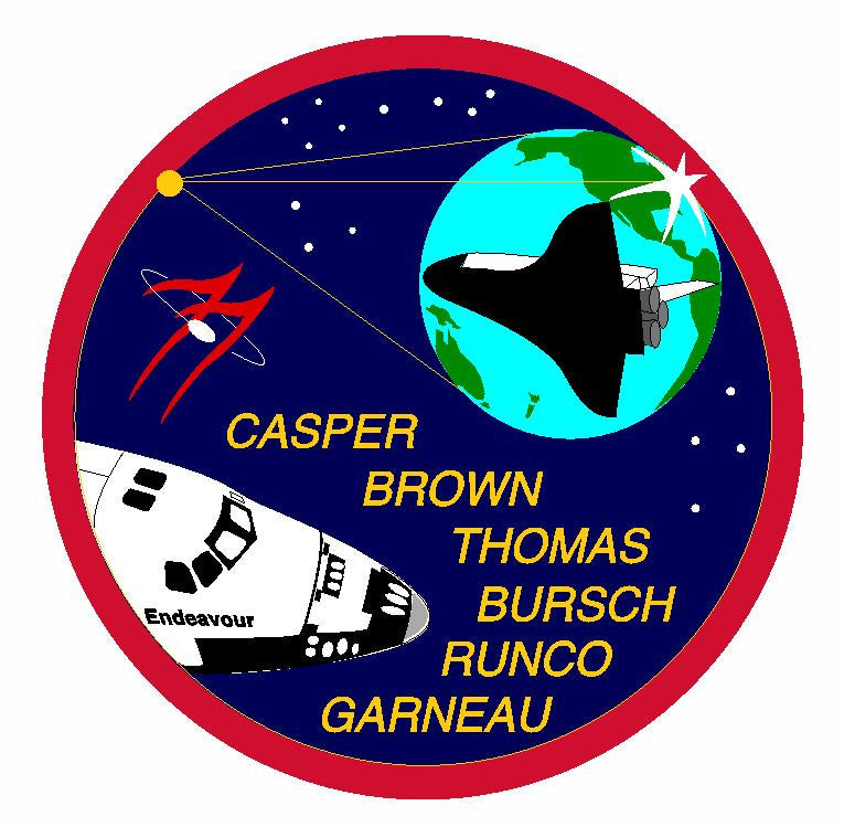 STS-77 Nasa Endeavour Sticker M555 Space Program - Winter Park Products
