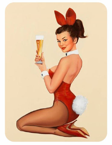 Vintage Style Pin Up Girl Sticker P77 Pinup Girl Sticker - Winter Park Products