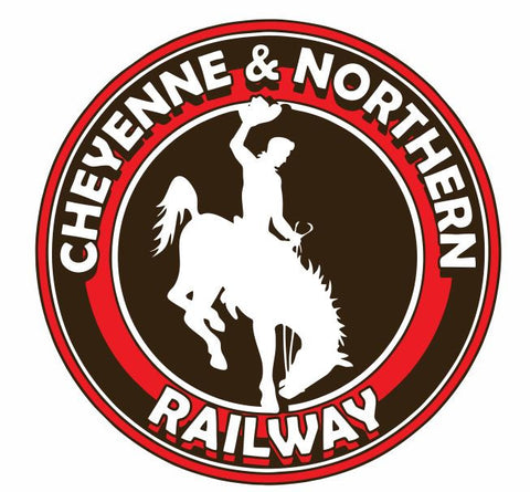 Cheyenne & Northern Railway Sticker Decal R1074 Railroad - Winter Park Products