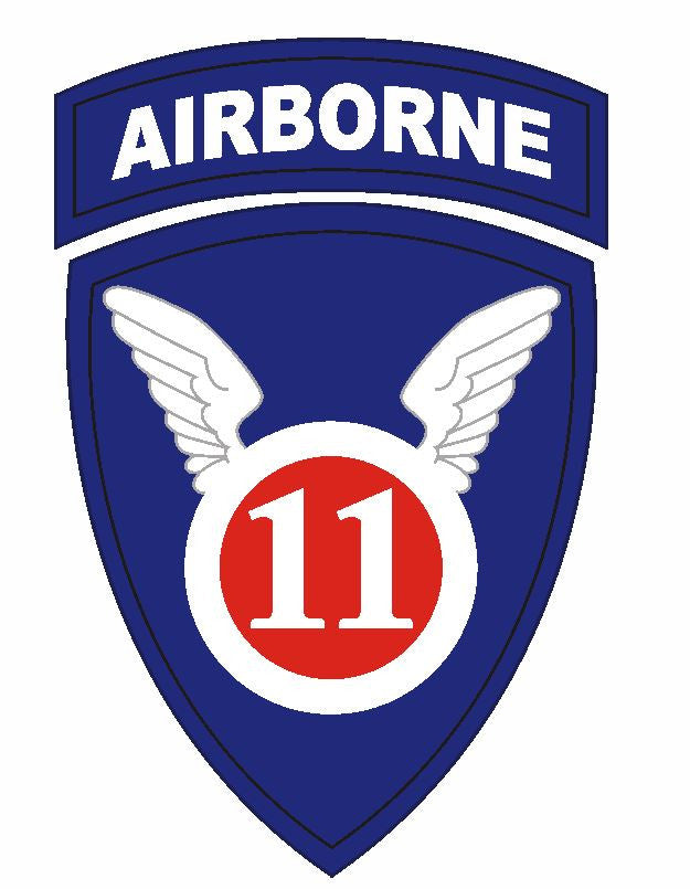 11th Airborne Division Sticker Military Decal M398 - Winter Park Products