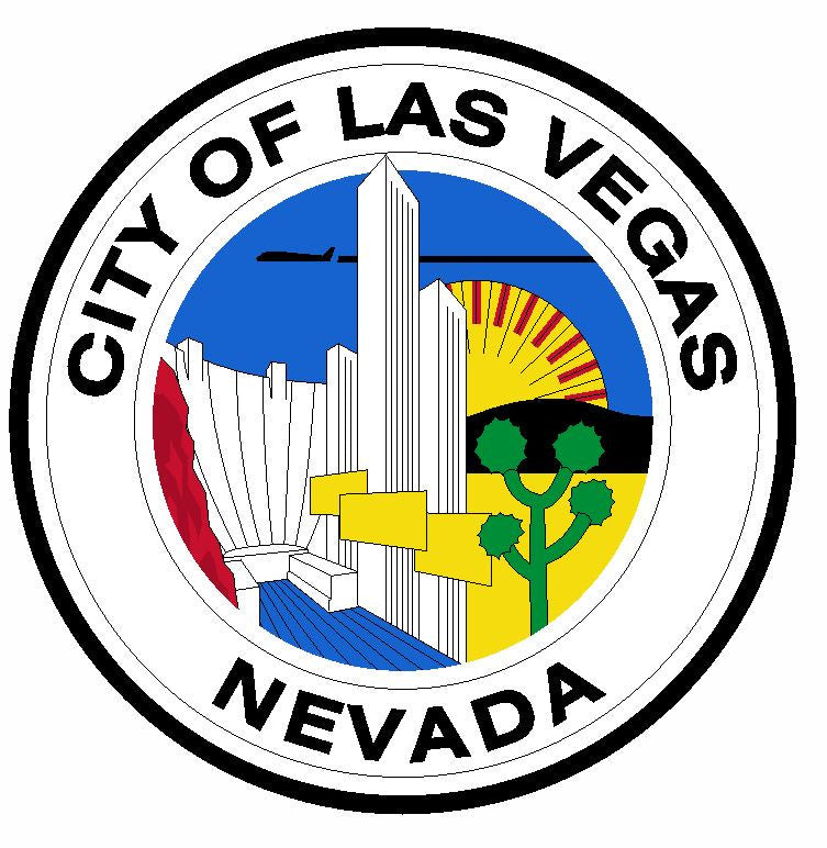 Seal of Las Vegas Nevada Sticker / Decal R685 - Winter Park Products