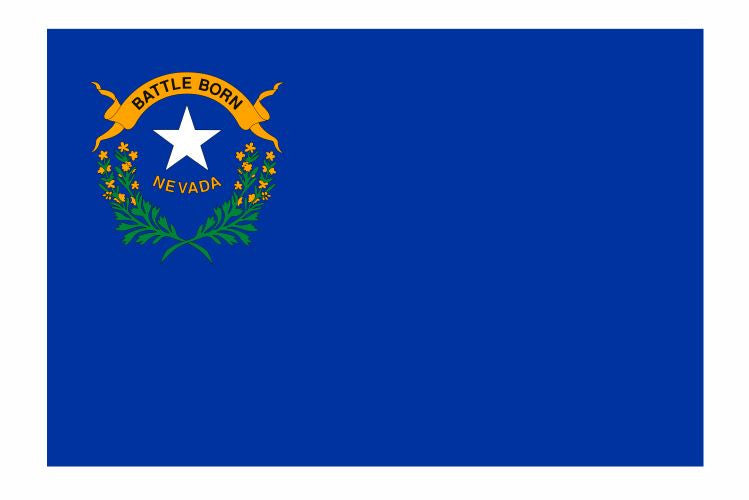 Battle Born Nevada Flag Sticker Decal F685 - Winter Park Products