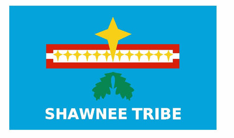 Shawnee Tribe, Oklahoma Flag Sticker Decal F646 - Winter Park Products