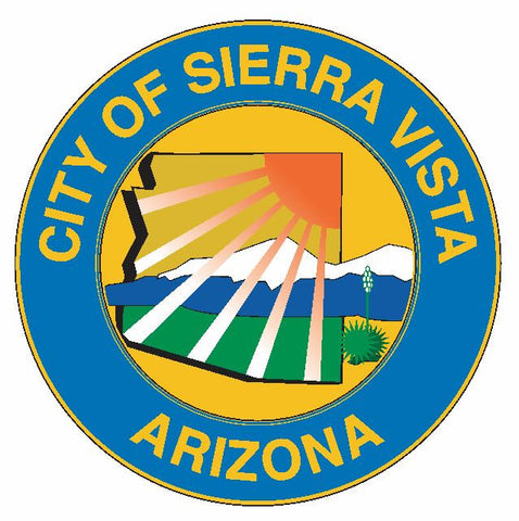 Seal of Sierra Vista Arizona Sticker / Decal R641 - Winter Park Products