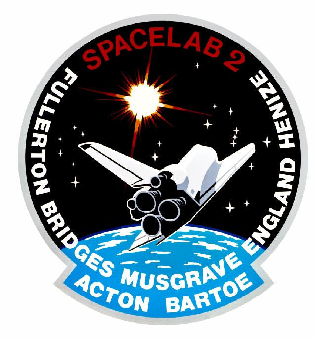 STS-51f Nasa Spacelab 2 Sticker M477 Space Program - Winter Park Products