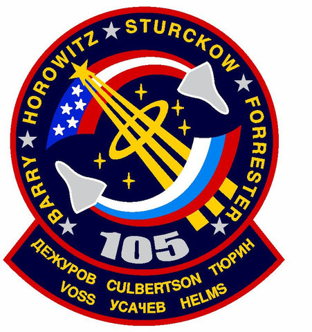 STS-105 Nasa Discovery Sticker M527 Space Program - Winter Park Products