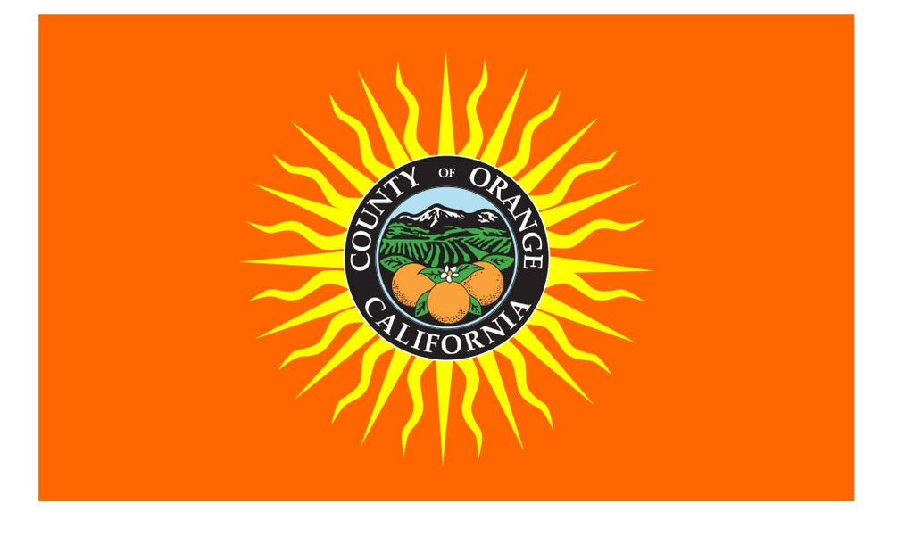Orange County California Flag Sticker Decal F698 - Winter Park Products