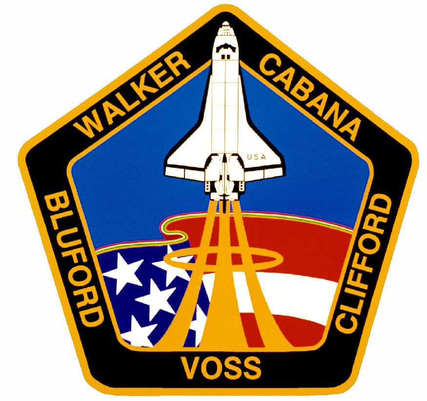 STS-53 Nasa Discovery Sticker M597 Space Program - Winter Park Products