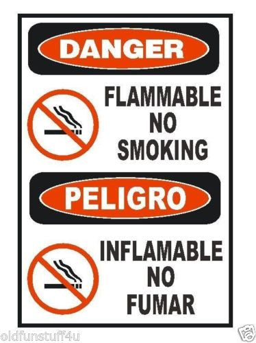 Spanish Bilingual No Smoking Sticker D332 - Winter Park Products