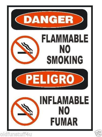 Spanish Bilingual No Smoking Sticker D332 - Winter Park Products