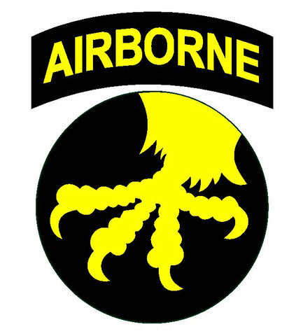 17th Airborne Division Sticker Military Decal M341 - Winter Park Products