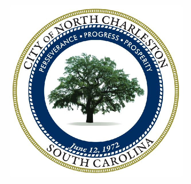 Seal of North Charleston South Carolina Sticker / Decal R676 - Winter Park Products