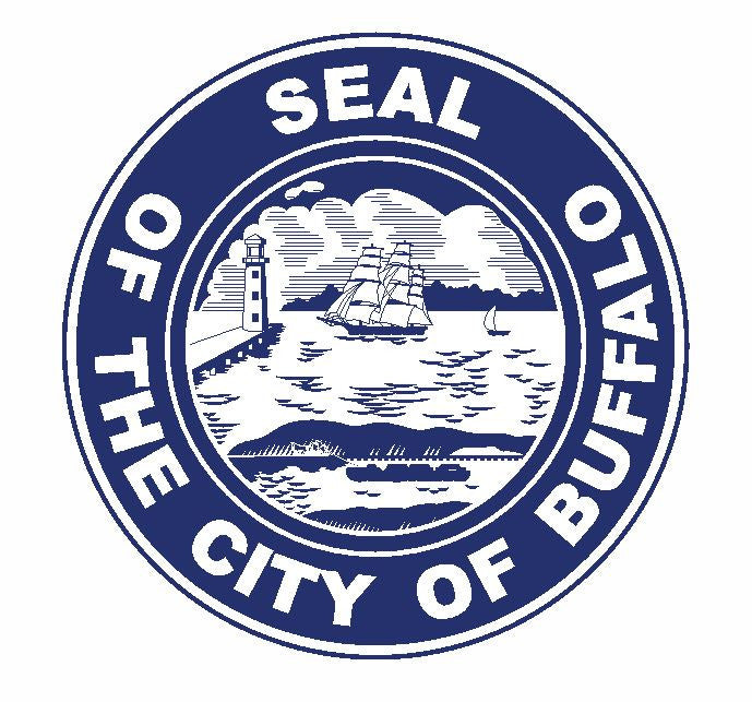 Seal of Buffalo New York Sticker / Decal R695 - Winter Park Products