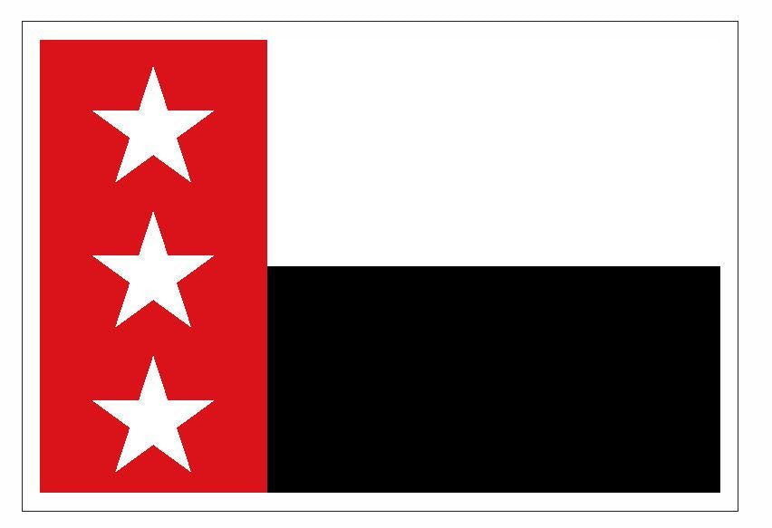 Laredo Texas Flag Sticker / Decal F661 - Winter Park Products