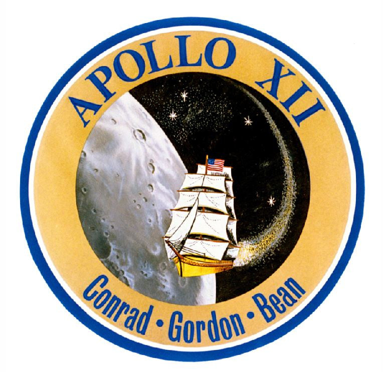 Nasa Apollo 12 Sticker Armed Forces Decal M454 - Winter Park Products