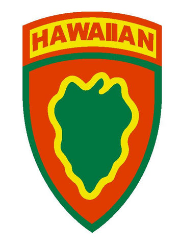 Hawaiian Infantry Division Sticker Military Armed Forces Sticker Decal M51 - Winter Park Products